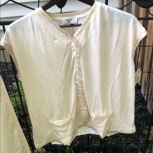 Valentino Pajamas Ecru